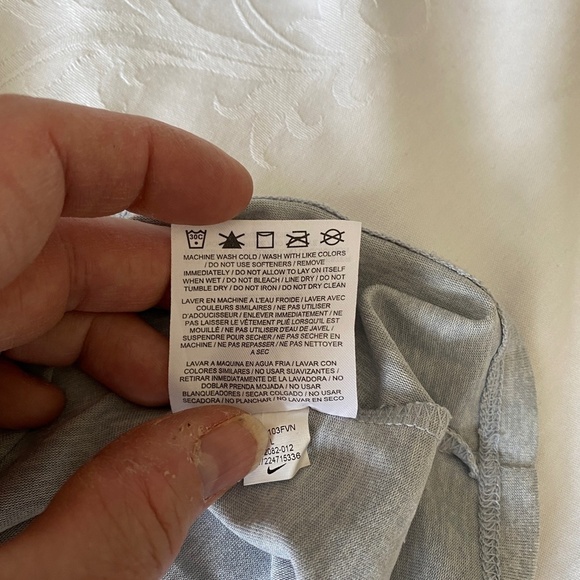 Nike Dry-Fit Women's Athletic Bluish-Gray Active Tee Size Large - Picture 6 of 9